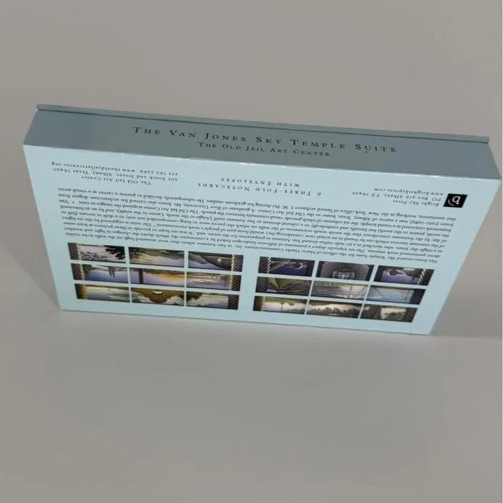 Van Jones Sky Temple Suite 6 Three-Fold Notecards Envelopes Set Landscape Art